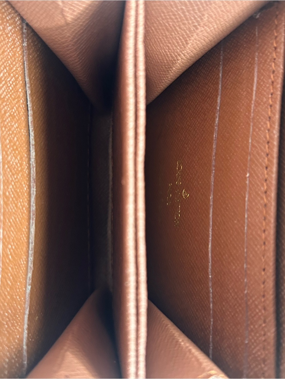 Classic Monogram Brown Zip Coin Wallet - Picture 2 of 3
